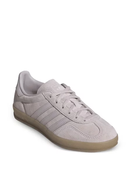 Sneakerși Adidas cu șireturi cu dungi din dantelă violet