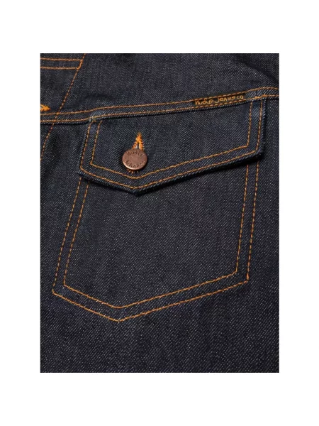 Kurtka jeansowa Nudie Jeans niebieska