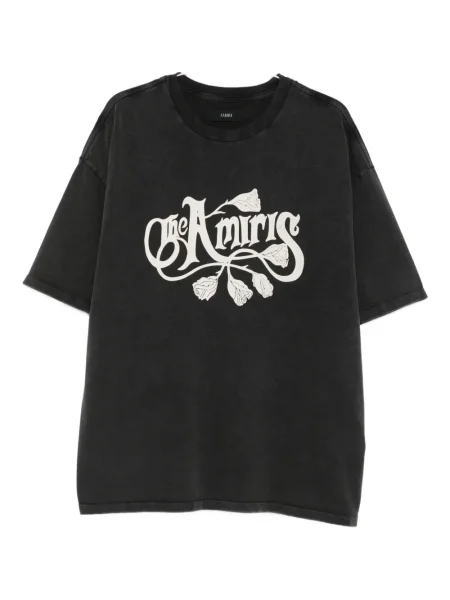 Tricou Amiri cu imagine negru