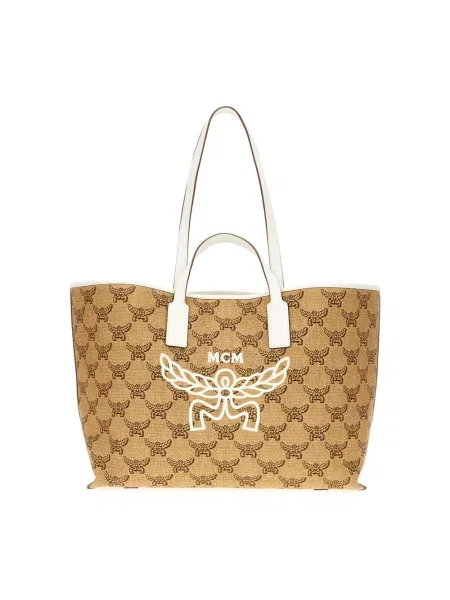 Shopperka Mcm beżowa