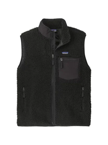 Vestă Patagonia din fleece clasică negru