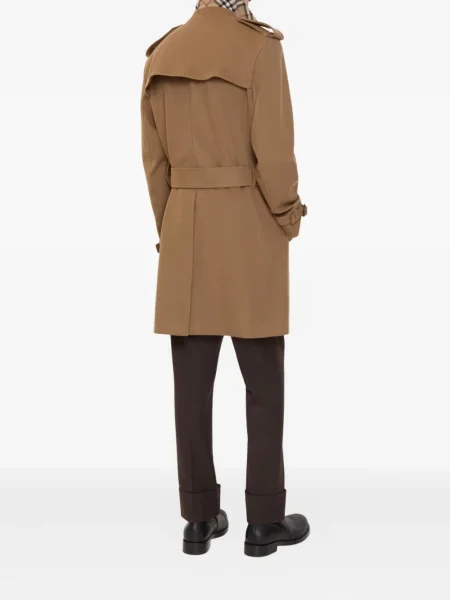 Trenci Burberry din cașmir maro