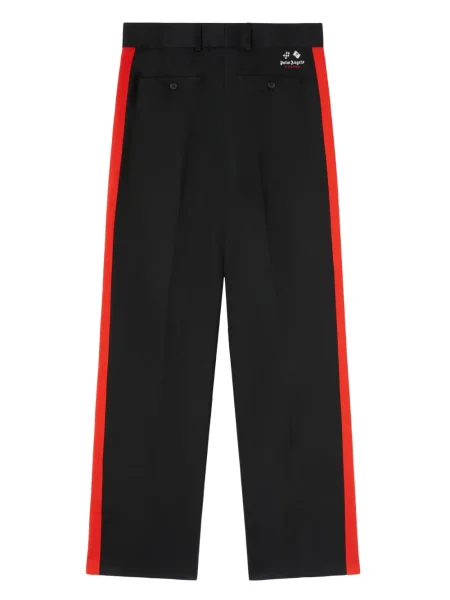 Dryžuotos kelnės Palm Angels juoda