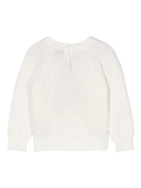 Sweter dziecięcy Il Gufo biały