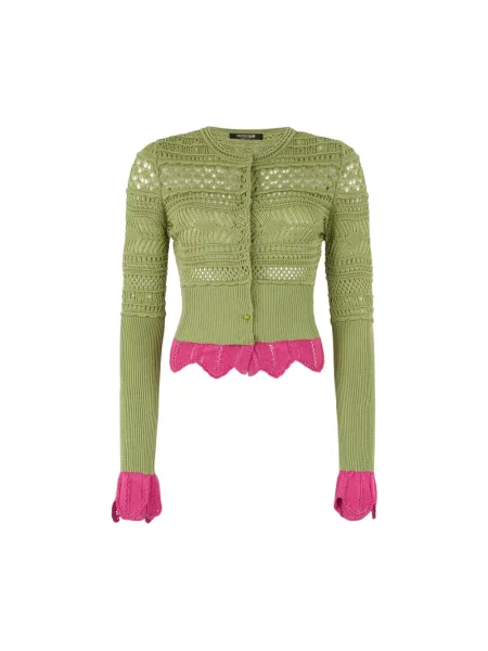 Kardigan Roberto Cavalli zielony
