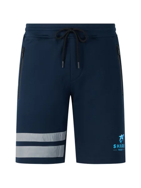 Pantaloni scurți Paul & Shark cu cordon albastru