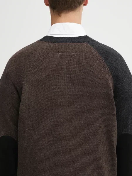 Вовняний кардиган Maison Margiela чорний