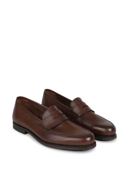 Кожени лоуфъри Crockett & Jones кафяво