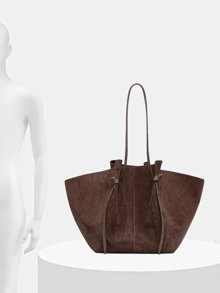 Yuzefi сумка-шопер замшева XL MOCHI