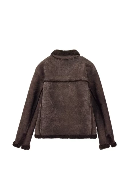 Geanta de piele Giorgio Armani maro
