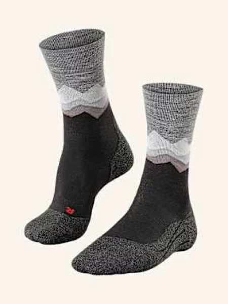 Falke Trekingové Ponožky black černé