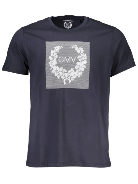 Tricou Gian Marco Venturi scurt albastru