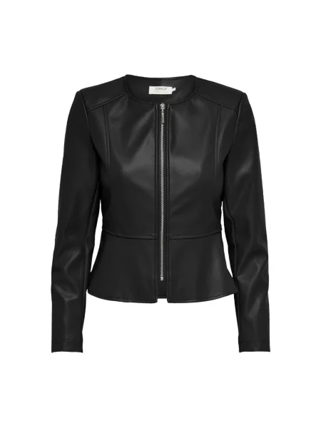 Kurtka Only z baskinką czarna