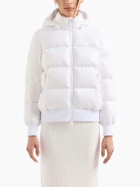 Пуховик Armani Exchange білий
