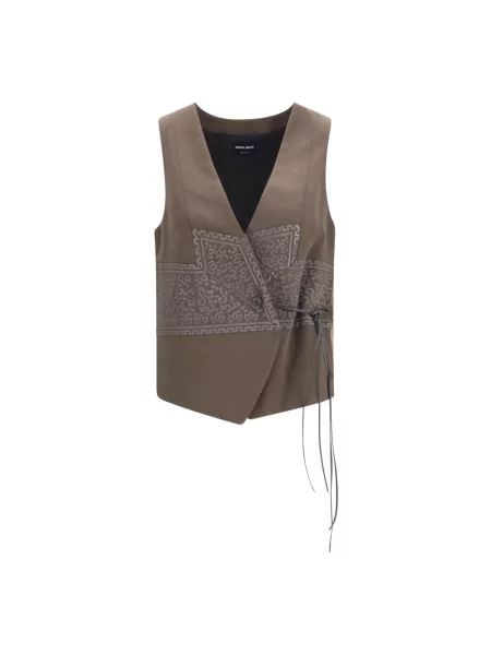 Kamizelka Giorgio Armani wełniana brązowa