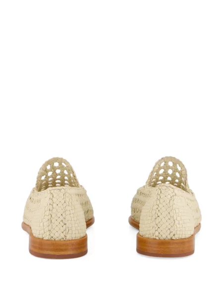 Pantofi loafer Dragon Diffusion din piele alb