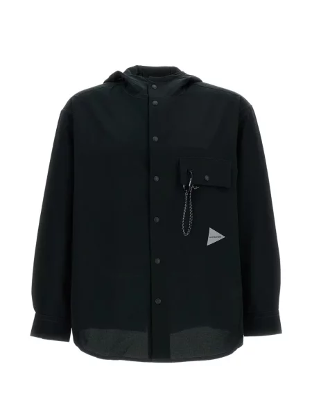 Hanorac cu glugă And Wander negru