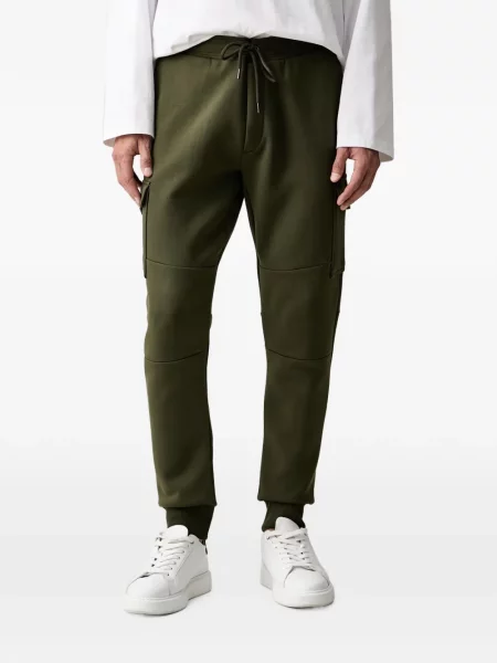 Gulerat pulover Polo Ralph Lauren cu autograf alergare verde