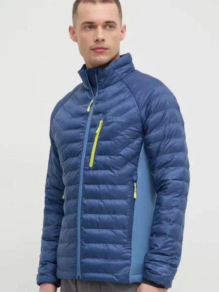 Спортно яке Jack Wolfskin тъмносиньо синьо