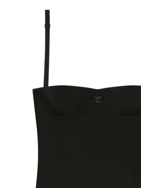 Sutien Courreges negru