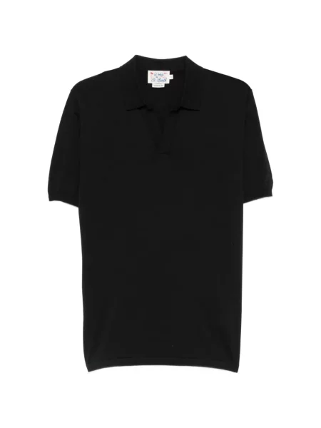 Gulerat tricou polo Mc2 Saint Barth negru