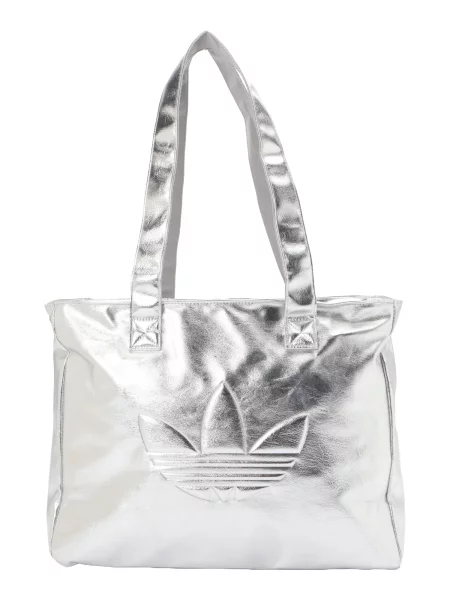 Adidas Ročna torba Shopper Metallic Pu Bag Srebrna