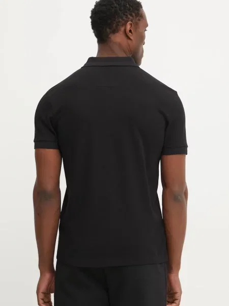 BOSS Green polo Paddy czarna
