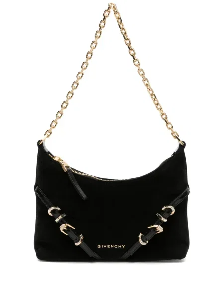 Geantă Givenchy de catifea negru