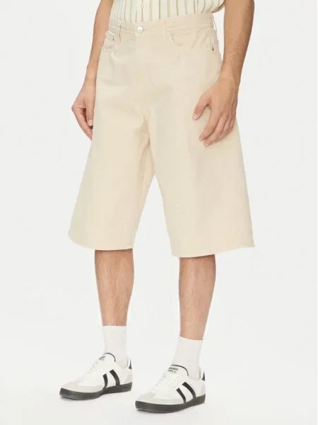 Jack&Jones Kratke traperice Owen Baggy Fit bež