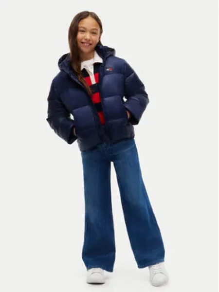 Tommy Hilfiger Žieminė striukė Tamsiai mėlyna