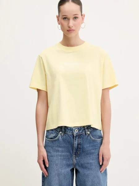 Тениска Guess Jeans жълто