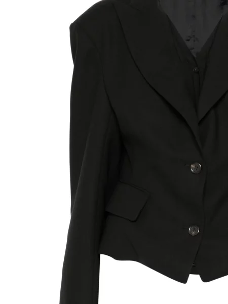 Sacou Pushbutton negru