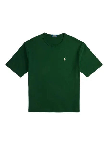 Ριγέ polo Polo Ralph Lauren με κουκούλα με αυτόγραφο λευκό
