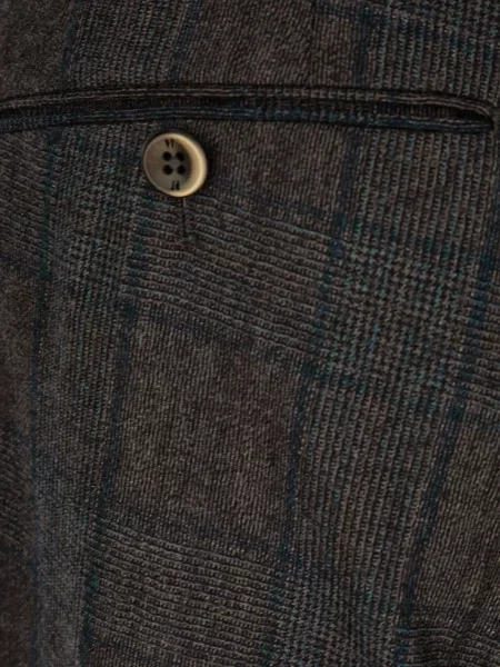 Pantaloni Pt Torino în carouri verde