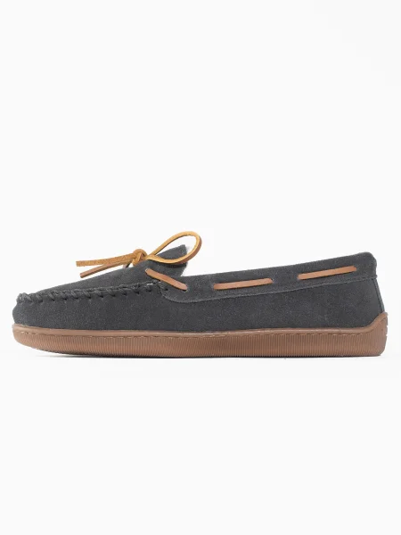Minnetonka Mokasíny Pileline hnědá / tmavě šedá