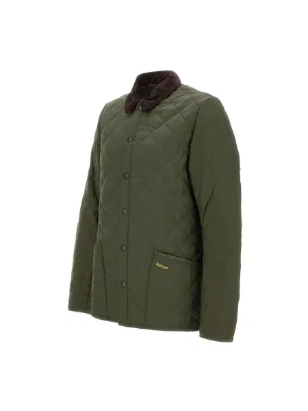 Barbour kurtka pikowana Mężczyźni S zielony