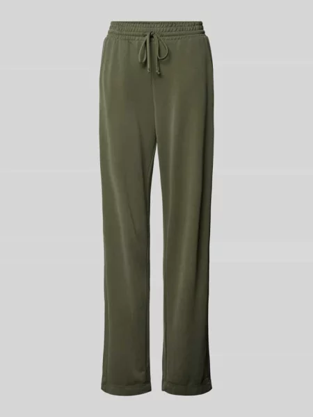 Spodnie materiałowe z prostą nogawką i wpuszczanymi model ‘Berin’ Mbym