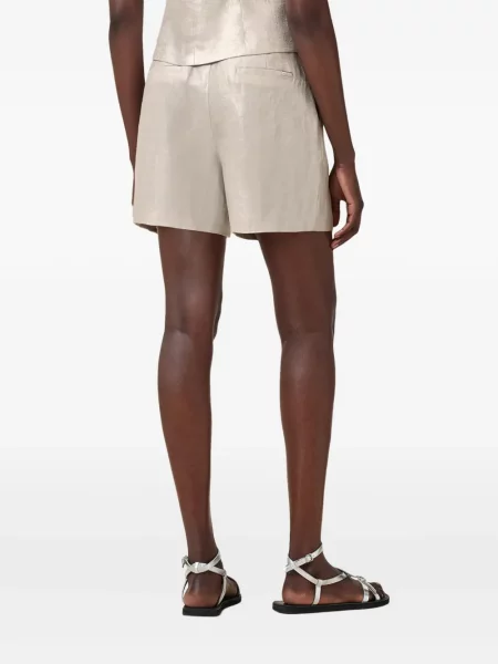 Pantaloni scurți Allsaints de in argintiu