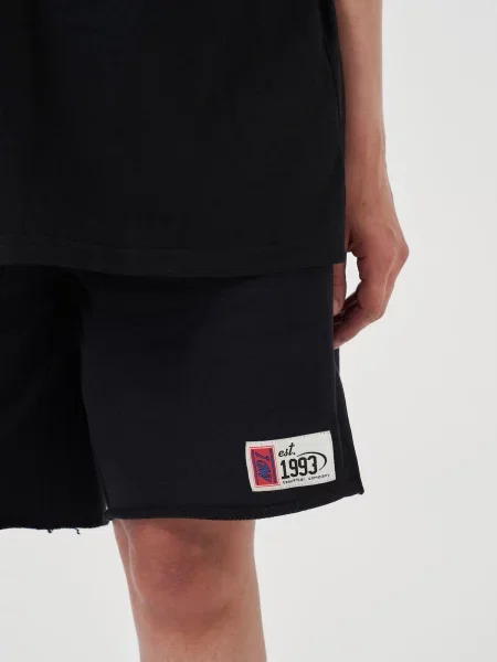 Pantaloni negru alb