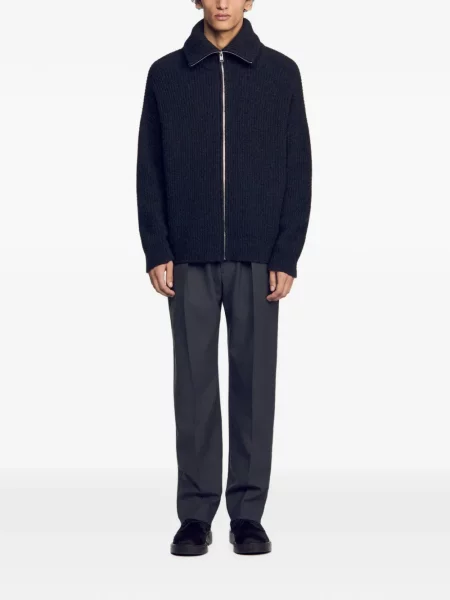 Cardigan Sandro tricotate gri