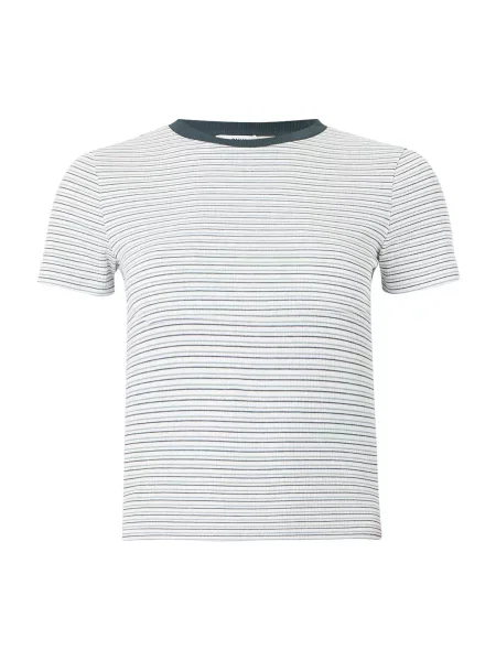 ONLY Tricou ONLLUPE gri / gri metalic alb