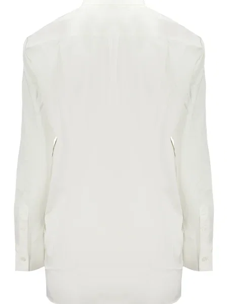 Cămașă Guess Jeans cu mâneci lungi lungă alb