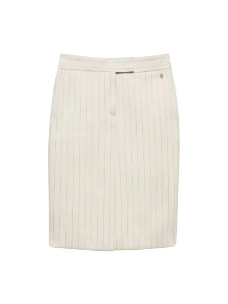 Spódnica ołówkowa Aniye By w paski beżowa