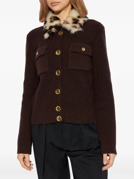 Apykaklė kardiganas Givenchy ruda