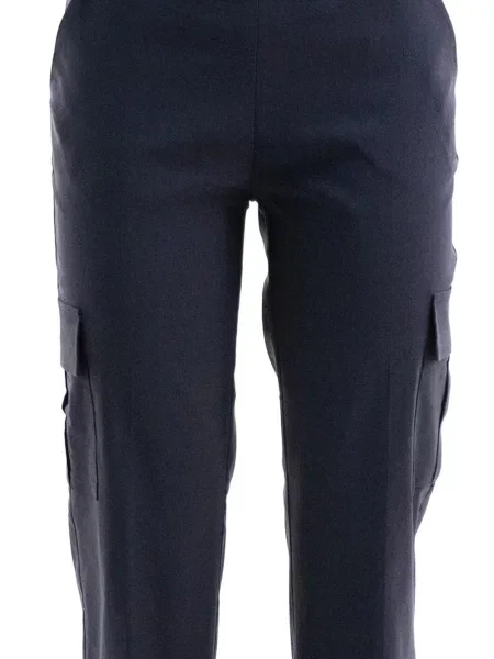 Pantaloni cargo Avenue Montaigne albastru