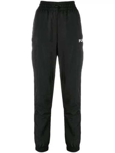 Pantaloni Puma cu imagine alergare negru