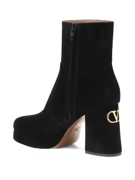 Botine Valentino Garavani cu platformă negru