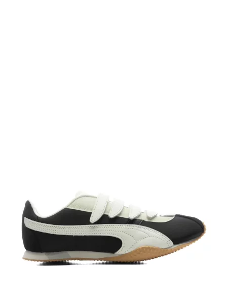 Sneakerși Puma streetstyle cu bretele negru