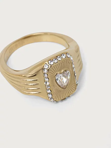 Guess каблучка з цирконієм CRYSTAL LOVE