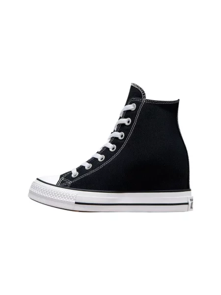 Platform talpú félcipő Converse fekete